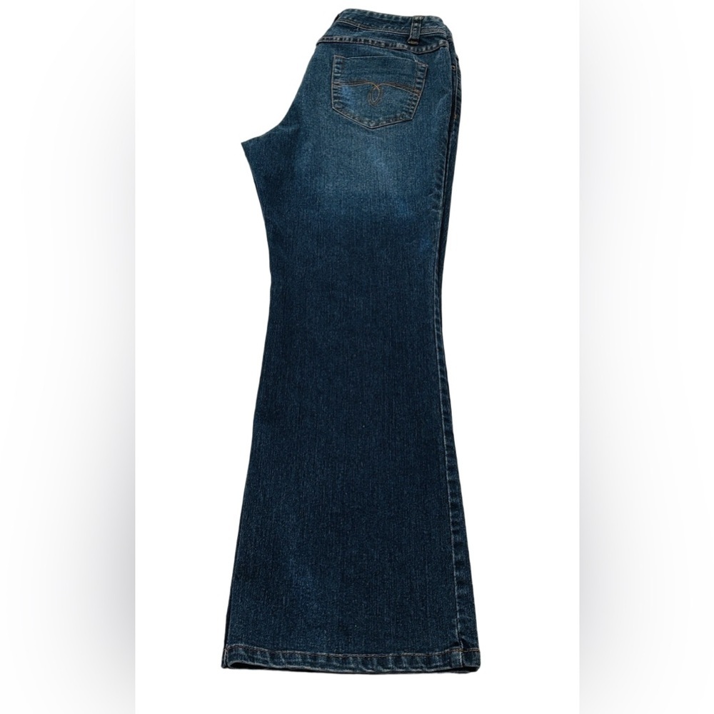 Style & Co Flared Jeans, Size 10, Blue Denim - Picture 3 of 9